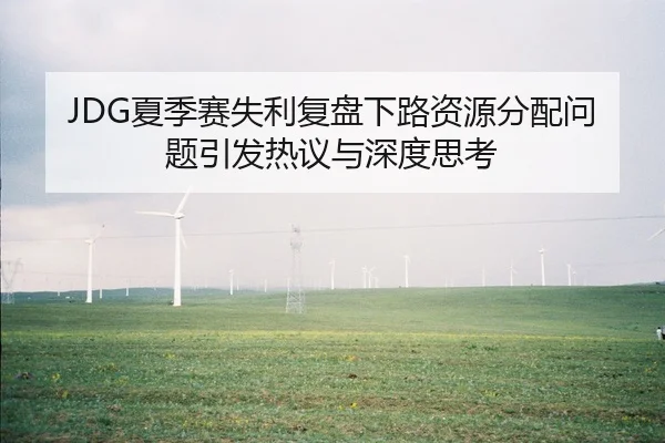 JDG夏季赛失利复盘下路资源分配问题引发热议与深度思考